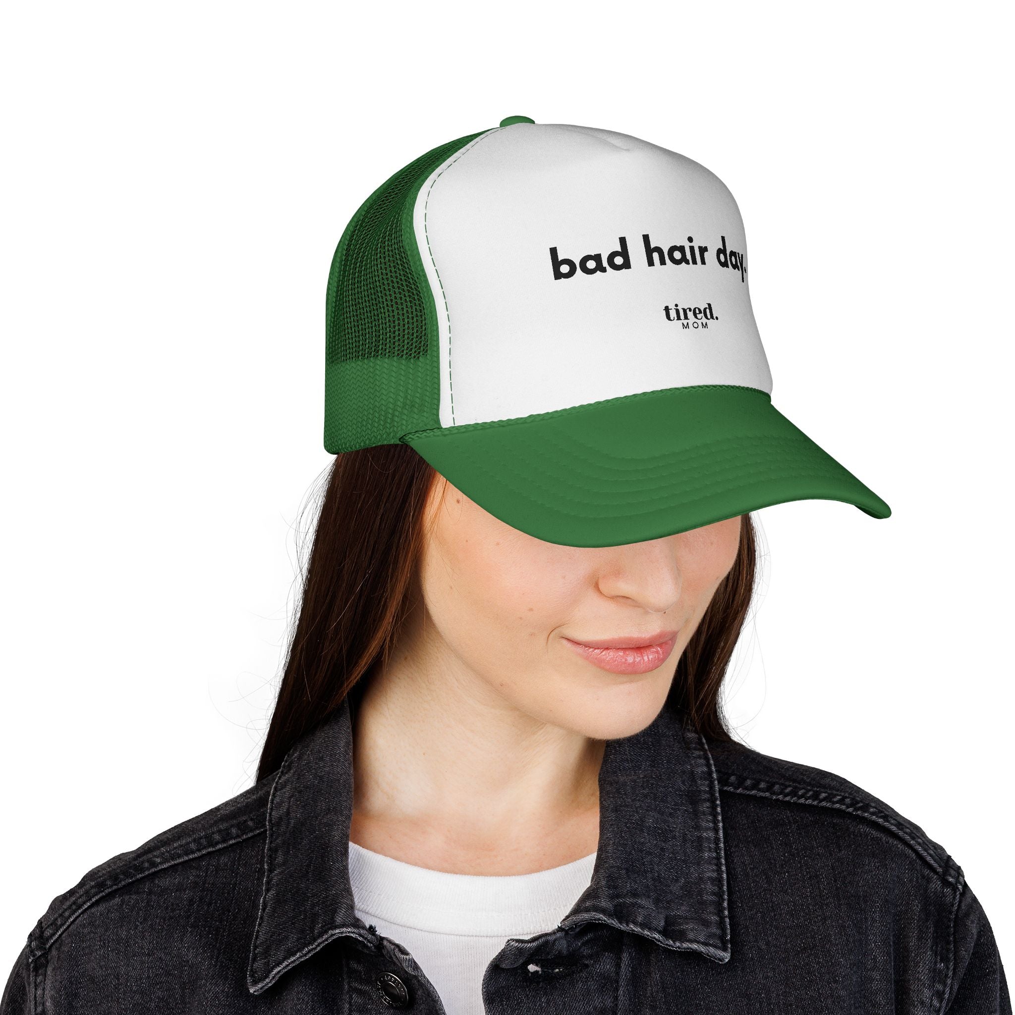 Tired Mom Bad Hair Day - Trucker Cap